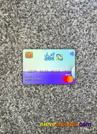 Egypt Al Ahli bank of Kuwait master card photolook